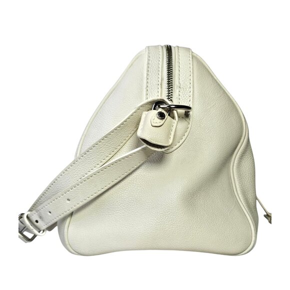 LOUIS VUITTON Leather Speedy Shoulder Bag Veau Cachemire SC Bag PM Vanille LV - Picture 8 of 16